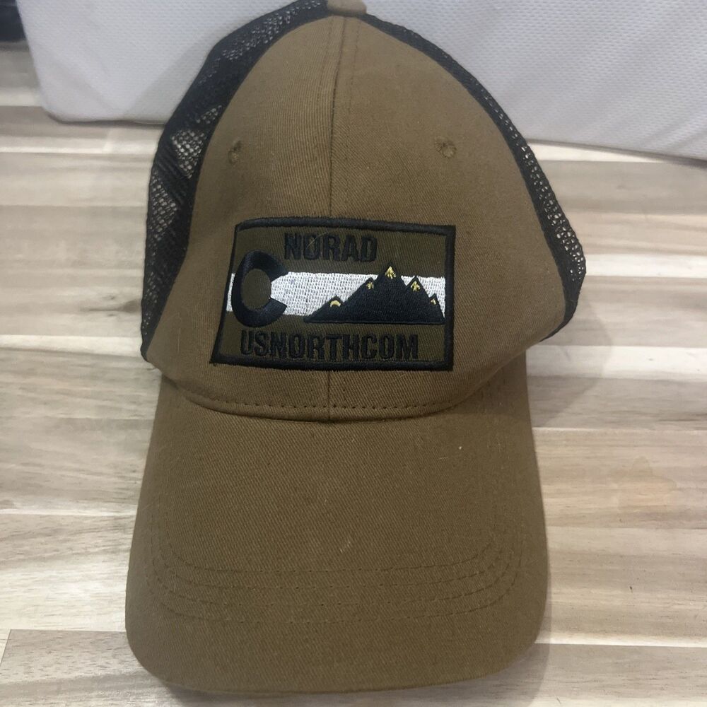 NORAD NORTHCOM Beige Baseball Cap One Size